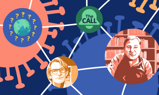 The Call with Ivan Krastev, illustration Norma Nardi, © ERSTE Stiftung